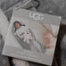 Ugg Avery Stars Nap Mat Glacier Gray 20 X 50 Cozy Sherpa Blanket