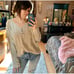 Vintage Oversized Knit 3 Button Sweater