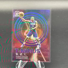 KAWHI LEONARD OPTIC T MINUS BLUE PRIZM SP /85 LOS ANGELES CLIPPERS