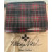 Patricia Nash Plaid Leather Wristlet Clutch With Zip Closure & Interior Pockets