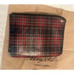 Patricia Nash Plaid Leather Wristlet Clutch With Zip Closure & Interior Pockets