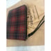Patricia Nash Plaid Leather Wristlet Clutch With Zip Closure & Interior Pockets