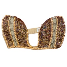 Custom Design Fullness Women's Sexy V Shape Push Up Deep Plunge Crop Top Bra 38D