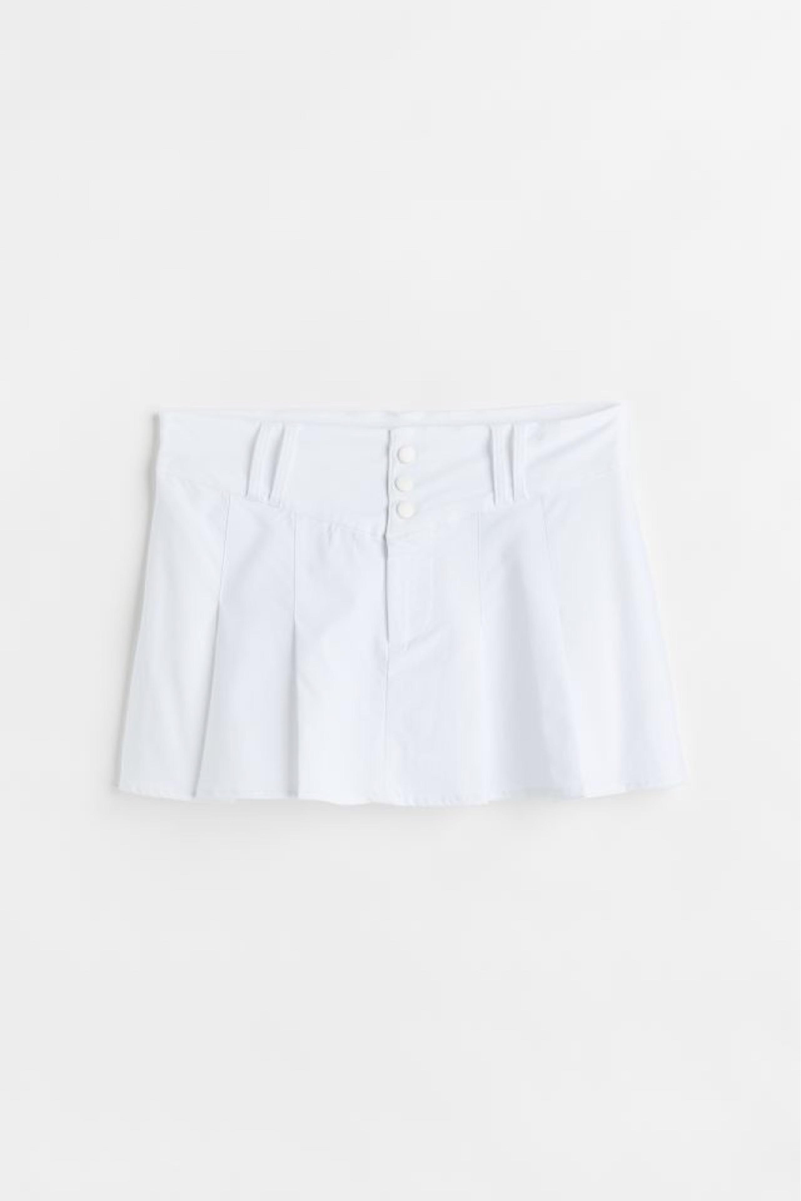 White Pleated Tennis Skirt Size S brand new