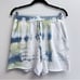 Michael Stars Fiji Wash Sky Combo Tie Dye Reggie Cut Off Shorts NWT Size Small