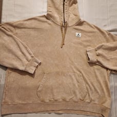 Jordan Flight Washed Fleece Hoodie Women XL Oversized Fit Baggy Stonewash Y2K