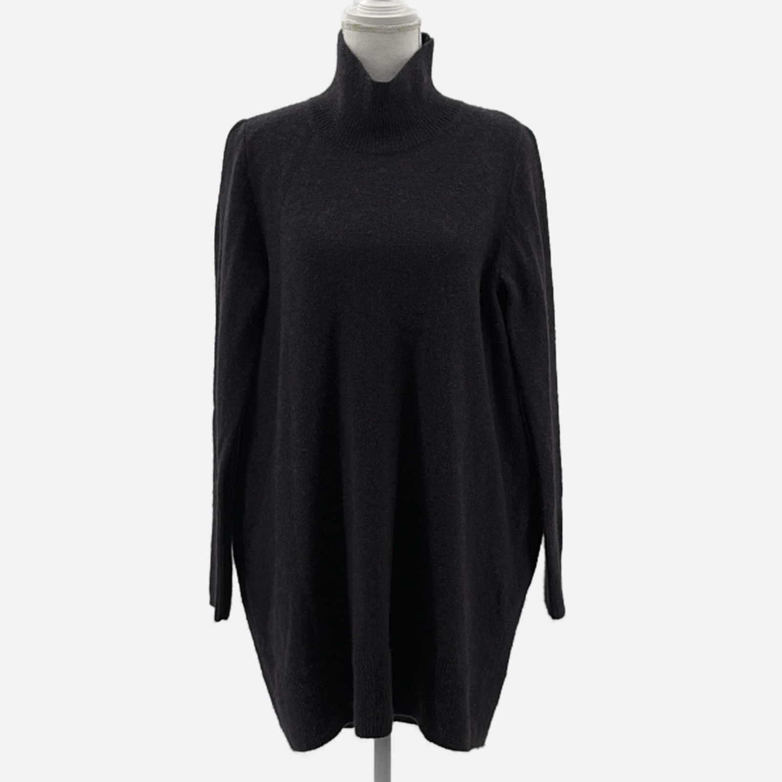 COS Oversized Mock Neck Wool-Alpaca Blend Sweater/Tunic/Dress - Size Small