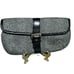 Banana Republic Clutch Wristlet Black White Chevron Pattern