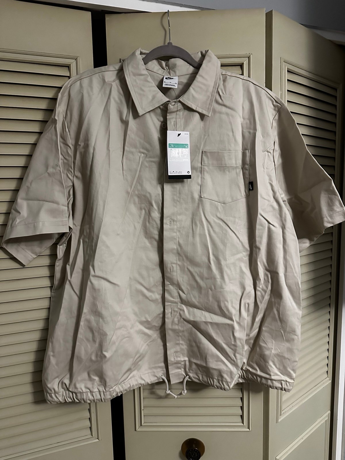 Nike Men's Club Short Sleeve Oxford Button-Down Shirt