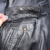 Members Only - 1961 Quality Leather Bomber Jacket - Made In Italy - Size Large