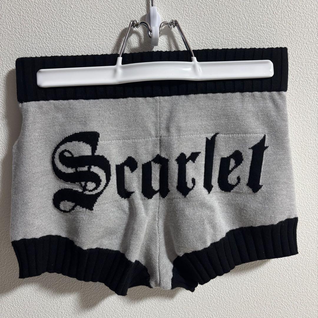 S logo knit pants micro