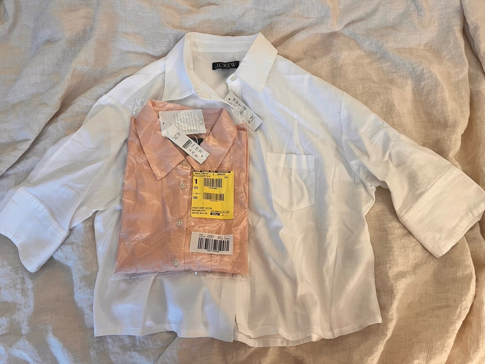 2 J.crew Herringbone twill button up shirt