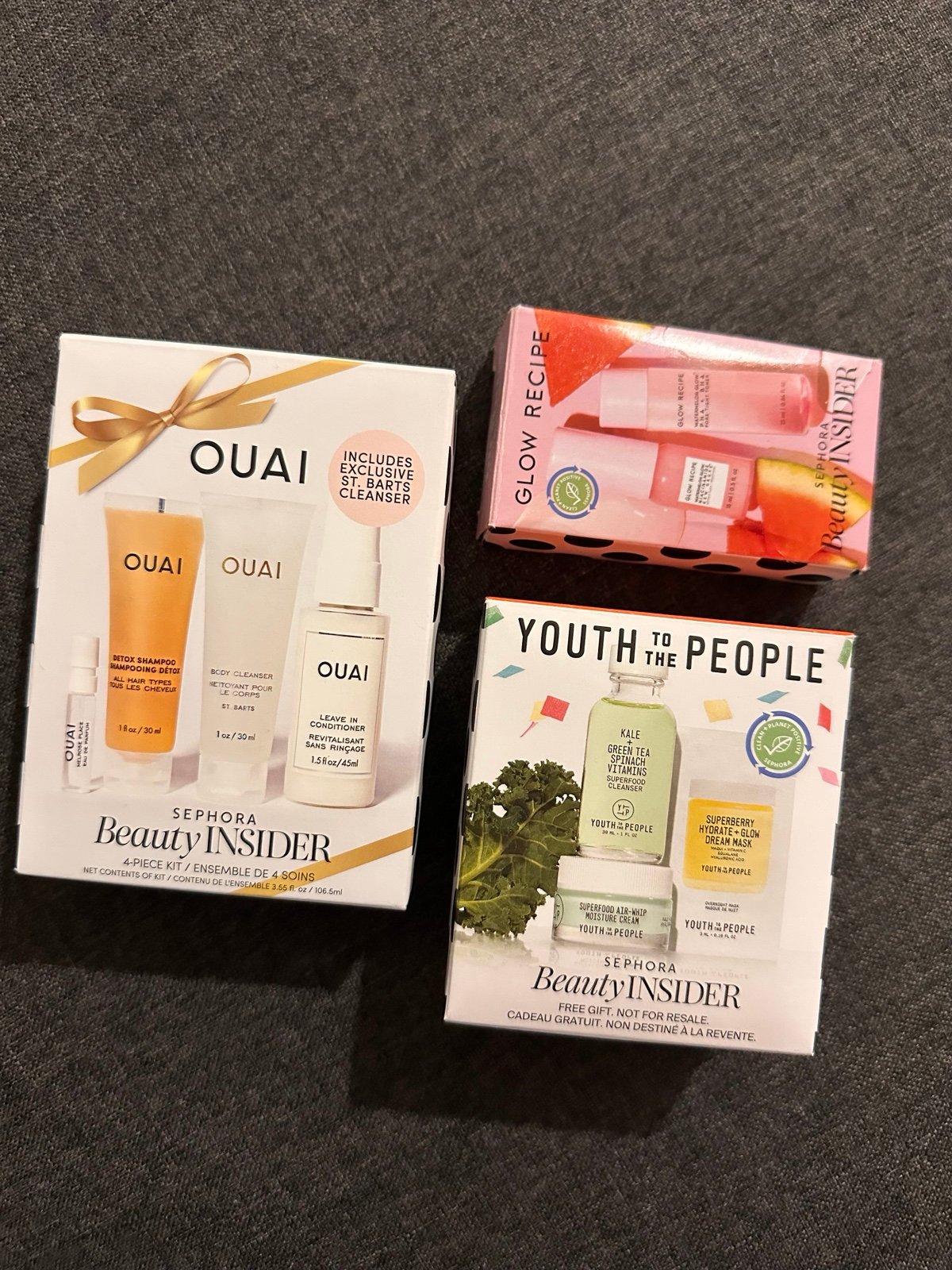 Sephora Bundle (Ouai, YTTP, Glow Recipe)