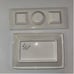 Korean Dipping Sauce Dish And PlateCeramic Wasabi Soy Blue White Ocean Theme Set