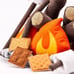 Plush Campfire Playset 17pc Set S’mores Fire Logs Kids Play Toys NEW