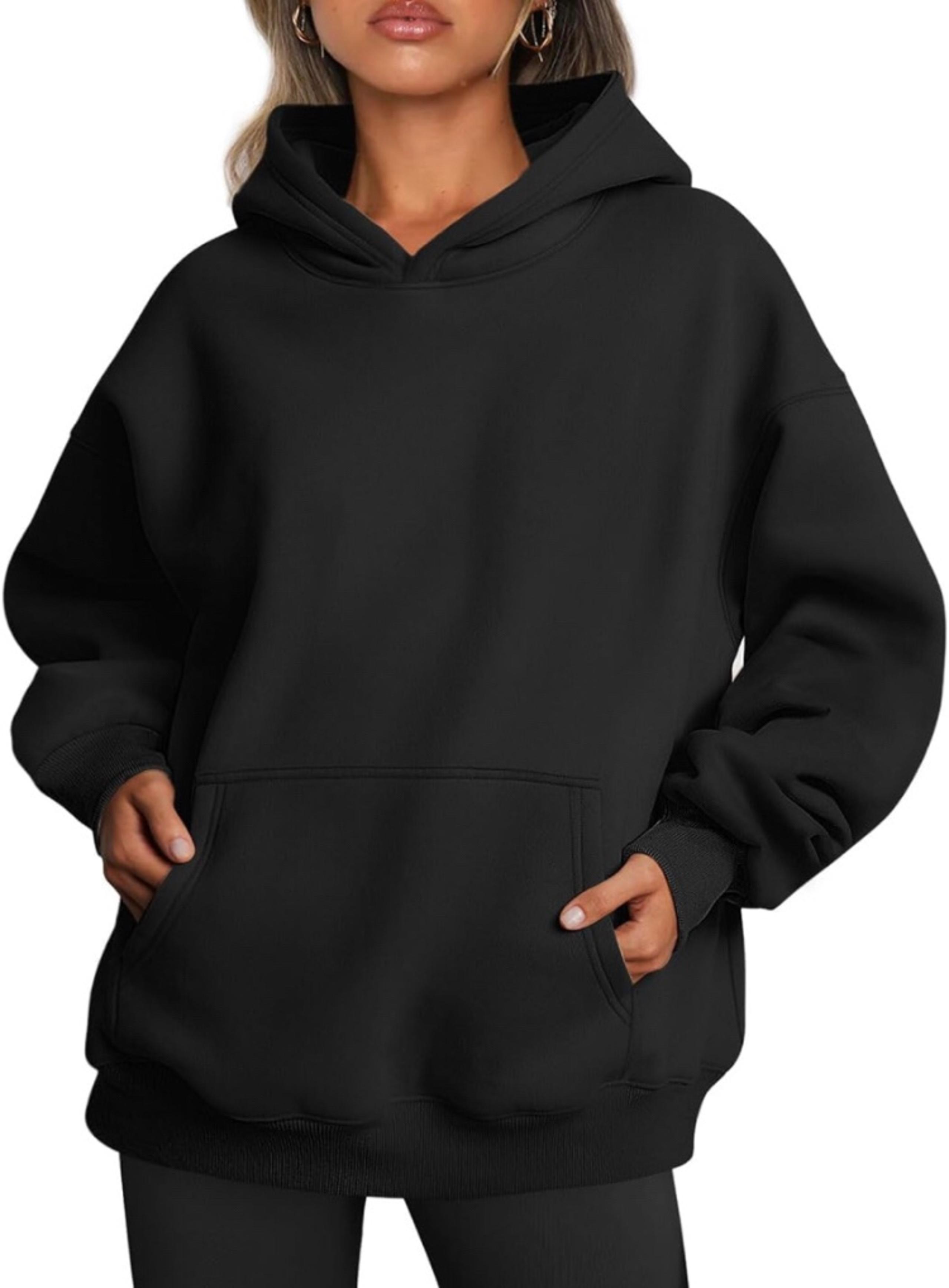 NWT Oversized Hoodies Fleece Sweatshirts Long Sleeve Sweaters Pullover Clothes