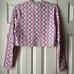 NWT 2 piece set Frankies Bikinis Terry Cardigan & Low Rise Pants in Sister Swirl