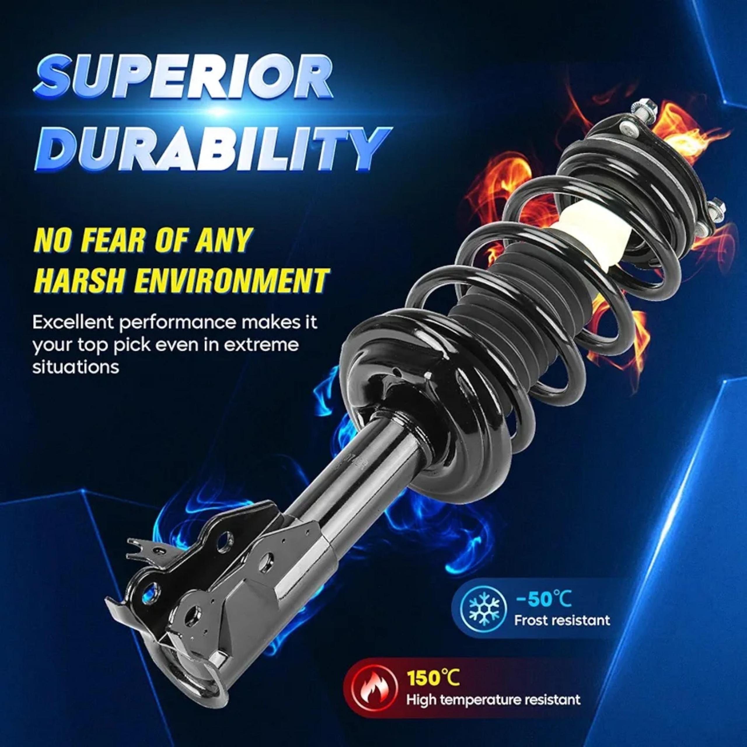 Front Strut Shock Assembly w/Coil Spring for 2006-2011 Acura CSX & Honda Civic S