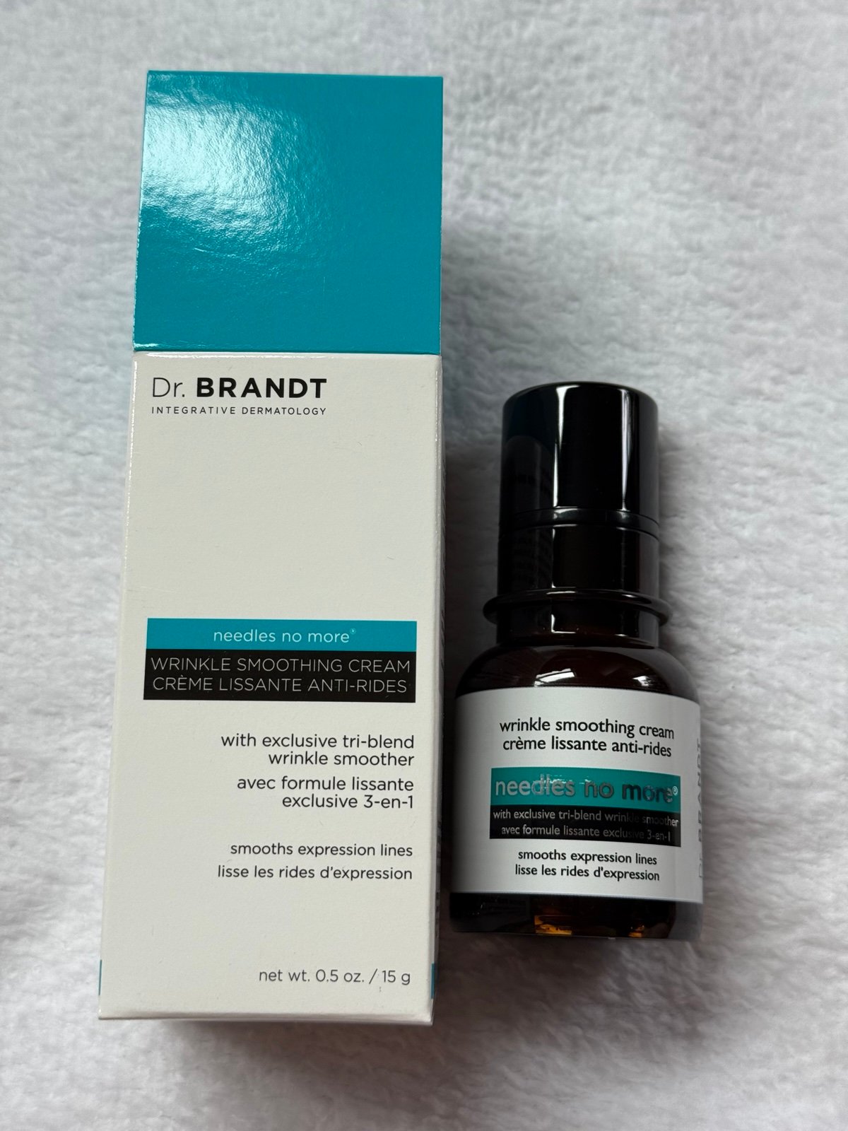 NIB Dr. Brandt Needles No More Wrinkle Smoothing Cream 0.5 oz
