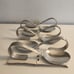 Tasting Spoons 6-pack. Looped Handle. 5 x 1.5 NEW, open box.