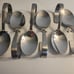 Tasting Spoons 6-pack. Looped Handle. 5 x 1.5 NEW, open box.