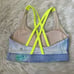 {Lululemon} Pace Rival Crop Leggings with Energy Bra in Wind Chill White Lullaby