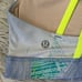 {Lululemon} Pace Rival Crop Leggings with Energy Bra in Wind Chill White Lullaby