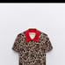 ZARA leopard polo