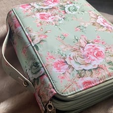 Colored Pencil Case - 200 Slots Pencil Holder with Zipper Closure