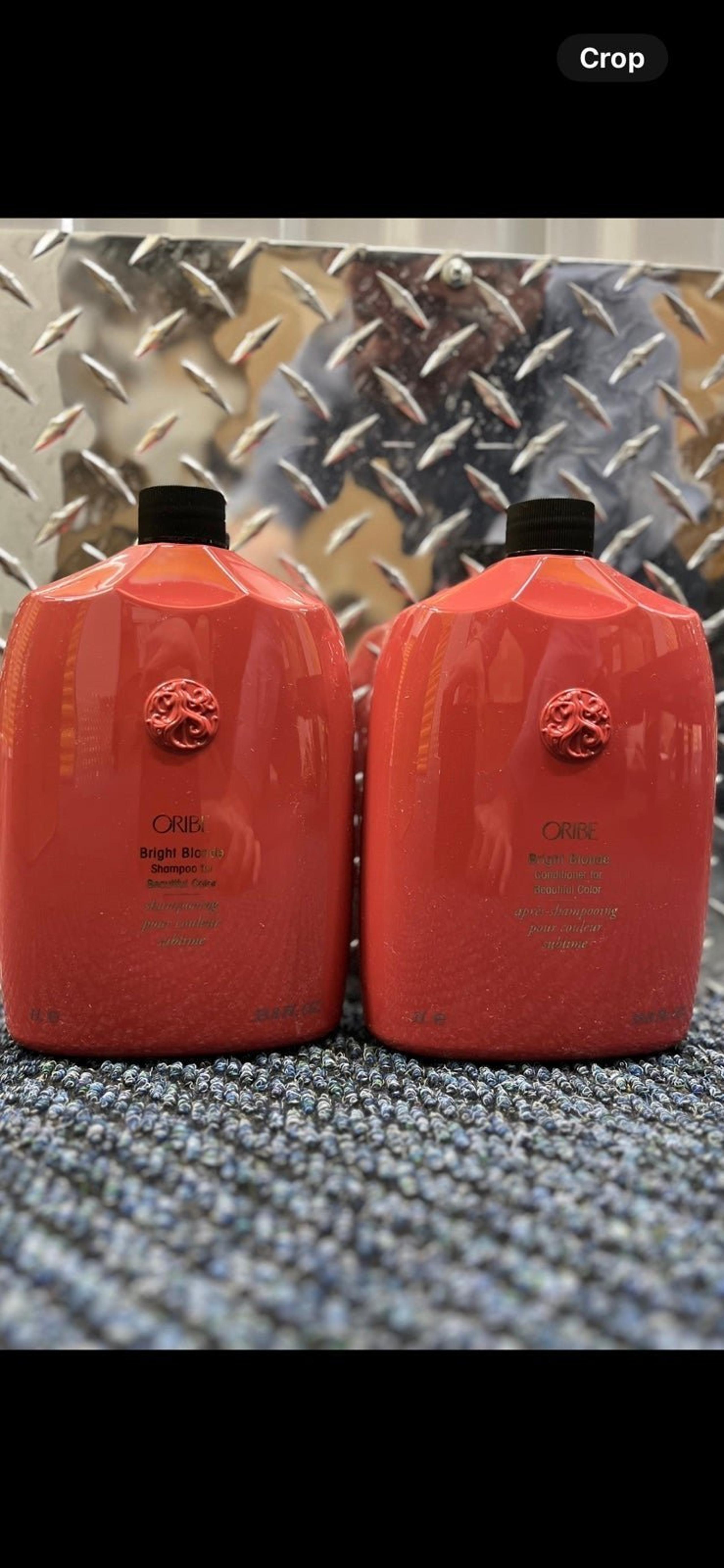 Oribe Bright Blonde Shampoo for Beautiful Color & Conditioner Liter Duo…