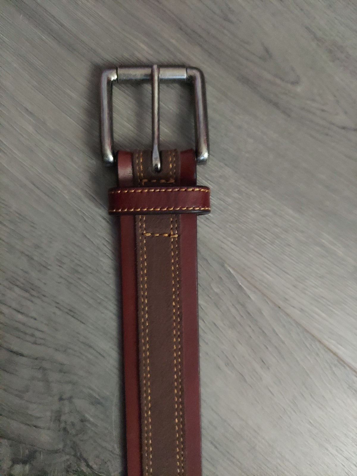 Leather belt