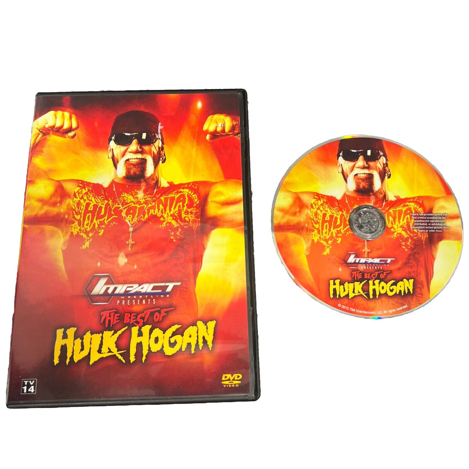 TNA Impact Wrestling The Best of Hulk Hogan (DVD, 2015) *RARE LIMITED RELEASE*
