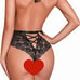 Women's Lingerie Deep V Lace Teddy One Piece Babydoll Mini Bodysuit Halter