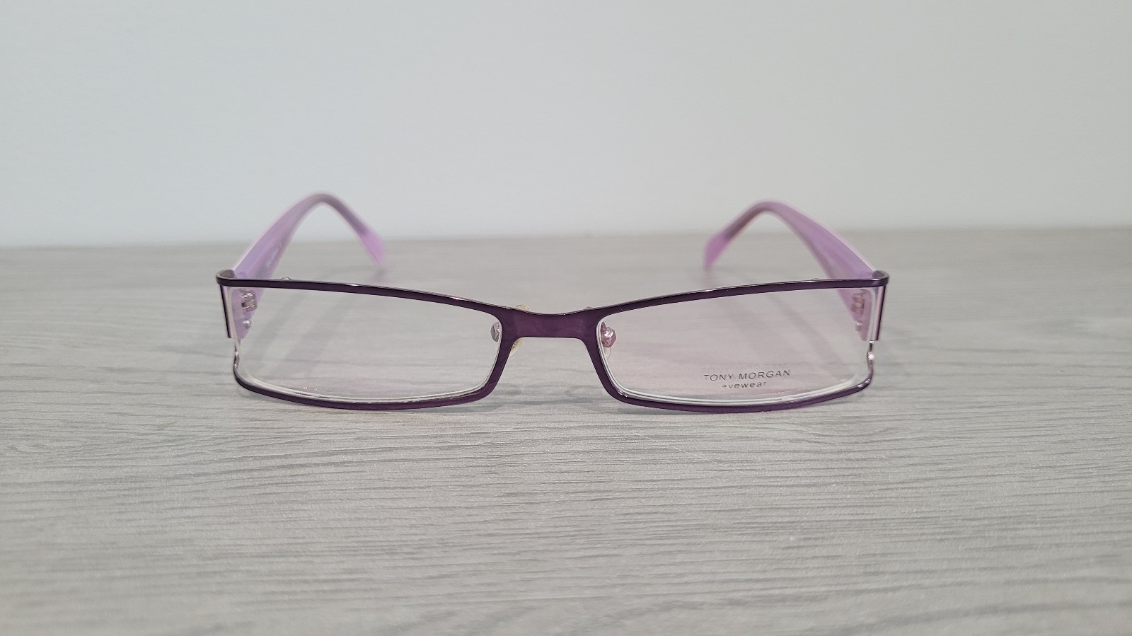 Tony Morgan Eyewear Eyeglasses TMC289 C4 53 17-132 Purple Violet Rare Thin Pink