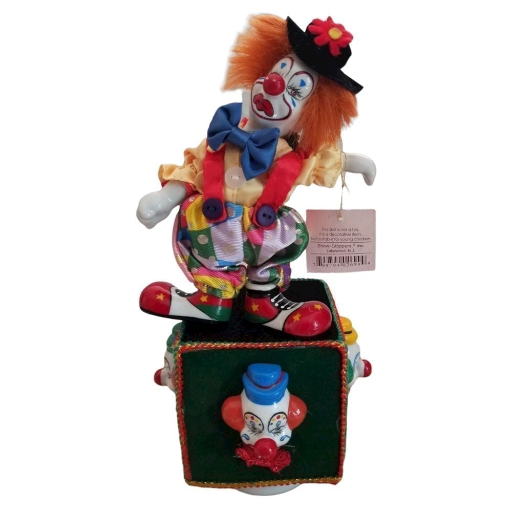 Blinky Show-Stoppers Lakewood N.J. Face Clown Porcelain Collectible