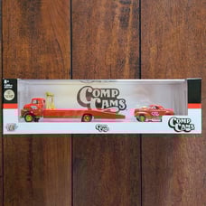 M2 Machines Comp Cams 1/750 CHASE 1958 Dodge COE Truck & ‘41 Willys Coupe Gasser