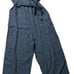 Eileen Fisher blue organic linen jumpsuit Sz s