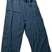 Eileen Fisher blue organic linen jumpsuit Sz s