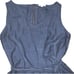 Eileen Fisher blue organic linen jumpsuit Sz s