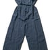 Eileen Fisher blue organic linen jumpsuit Sz s