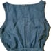 Eileen Fisher blue organic linen jumpsuit Sz s