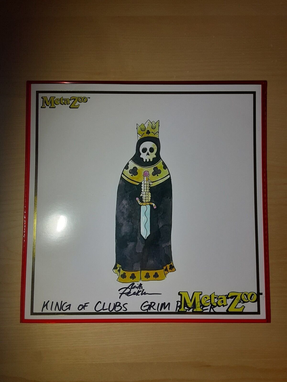 NEW!! Grim Reaper - WPT Kickstarter Sealed Artist Signed Print 20/35 MetaZoo