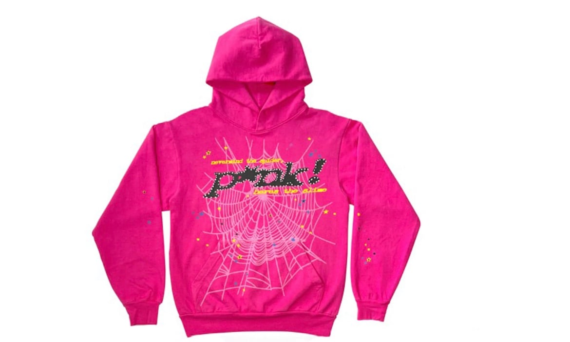 p*nk spider worldwide hoodie