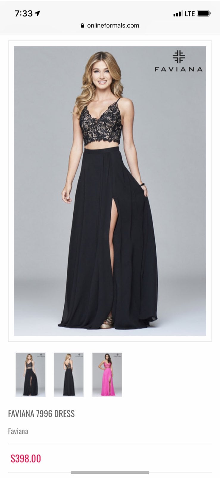 faviana prom dress
