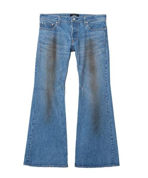 堅実な究極の Denim Bootcut MYne Unused New Brand Pants cut Boot Vintage パンツ