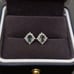 Natural London Blue Topaz Stud Earrings, 3x4mm London Blue Topaz Earrings