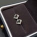 Natural London Blue Topaz Stud Earrings, 3x4mm London Blue Topaz Earrings