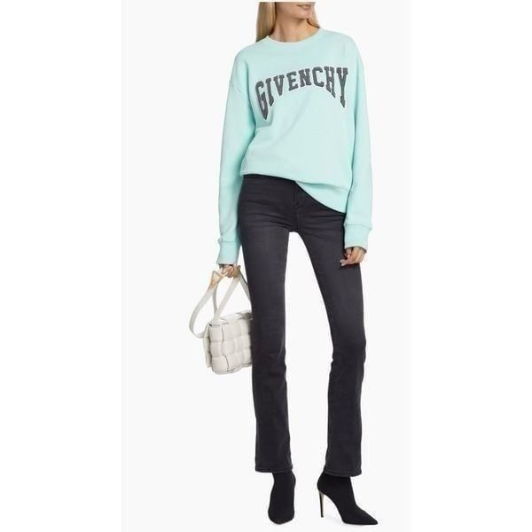 Frame Le mini black slim bootcut jeans
