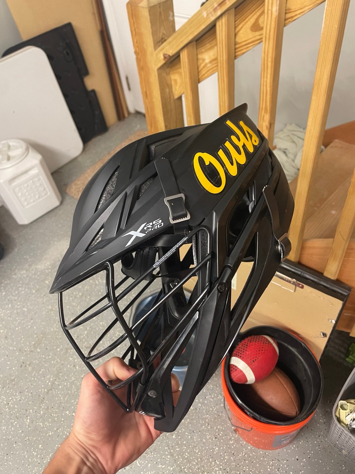 Cascade XRS Lacrosse Helmet (Matte black)
