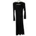 Fifteen Twenty Black Long Sleeve Midi Dress Size Medium Retails 179